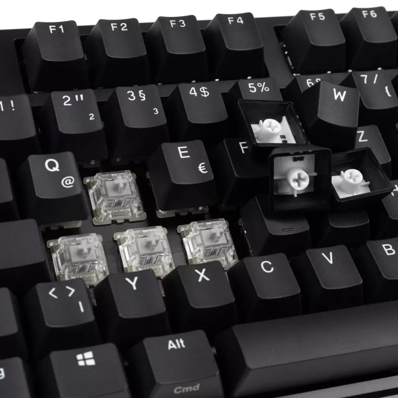 Ducky Origin Phantom čierna klávesnica Univerzálna USB QWERTZ nemčina