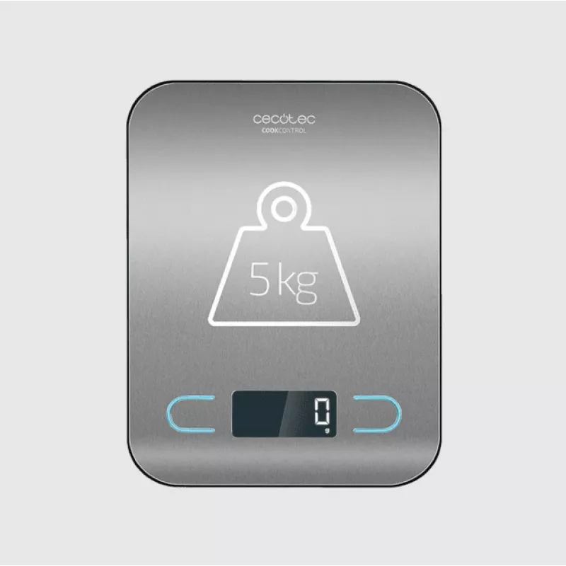 Cecotec kuchynská váha | CookControl | maximálna nosnosť 5 kg | dielik 1 g | LCD displej