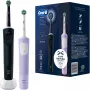 Oral-B Vitality Pro D103 Duo, elektrická zubná kefka čierna/fialová, Black/Lilac Violet, vrátane 2. rukoväte