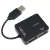 USB hub LOGILINK UA0139 – 4‑port USB 2.0, 480 Mbit/s, čierny