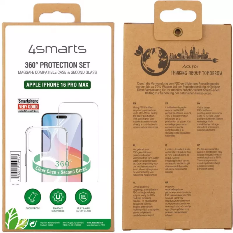 Ochranný kryt zadnej strany 4smarts iPhone 16 Pro Max