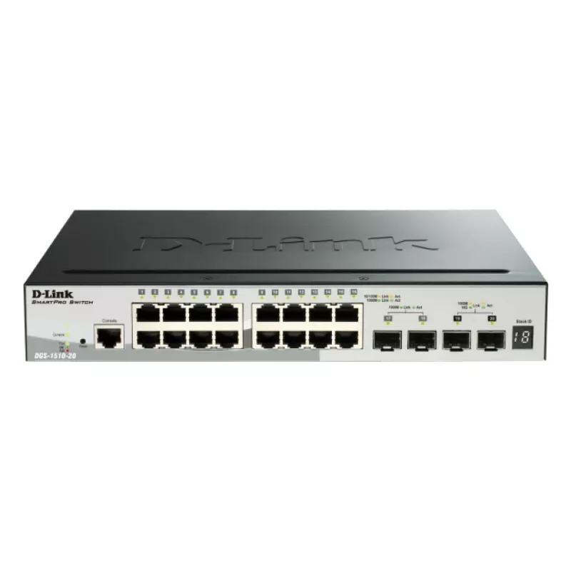 D-Link 52-portový Gigabit Stackable POE Smart Managed Switch vrátane 4 x 10G SFP+