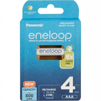 Akumulátory PANASONIC ENELOOP AAA 800 mAh 4 kusy (BK-4MCDE/4CP)