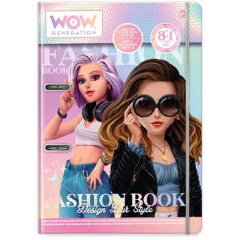 Kreatívna sada pre deti Euroswan Fashion Book WoW Generation WOW00054 — tvorivá sada pre deti