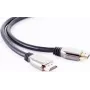 HDMI kábel ShiverPeaks 10-41025 — 1 m, kovový konektor, podpora 10K, čierny