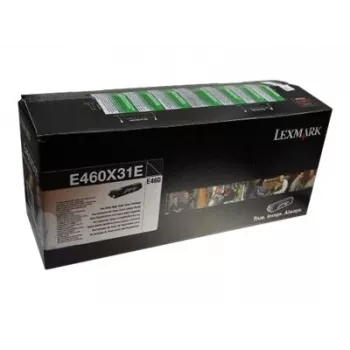 Tonerová kazeta Lexmark E460X31E 10000 strán čierna