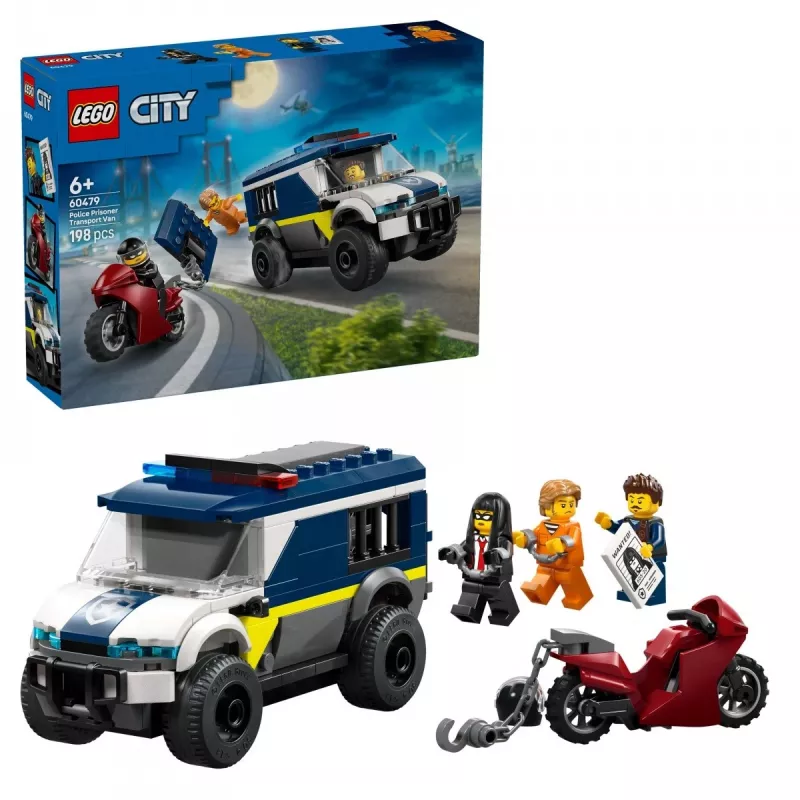 LEGO CITY 60479 Policajný transportér väzňov