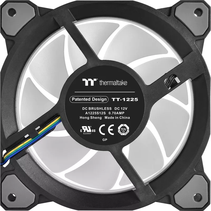 Thermaltake Riing Quad 14 RGB CL-F089-PL14SW-C ventilátor radiátora 140 mm, TT Premium Edition, čierny