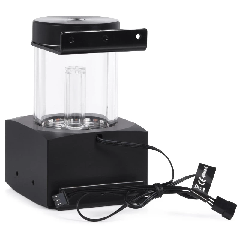 Alphacool Core 100 Aurora 15393 nádrž, D5/VPP, ARGB, acetál/akryl, čierna