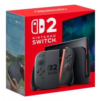 Nintendo Switch 2, Nintendo Switch 2, čierna, analógový / digitálny, D-Pad, tlačidlo Home, tlačidlo Menu, tlačidlo napájania, tlačidlá, LCD