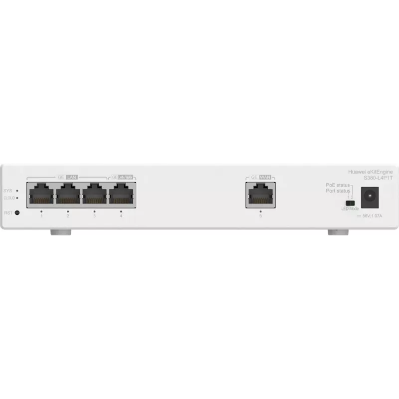 Huawei S380-L4P1T multiservisný router, 1x WAN, 4x POE LAN