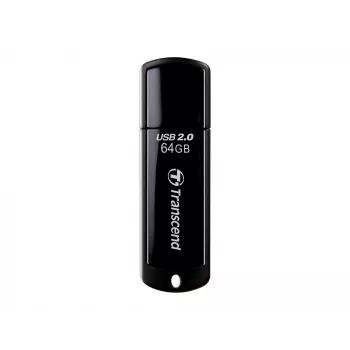 USB flash disk Transcend JetFlash 350 64GB, USB 2.0, čierny