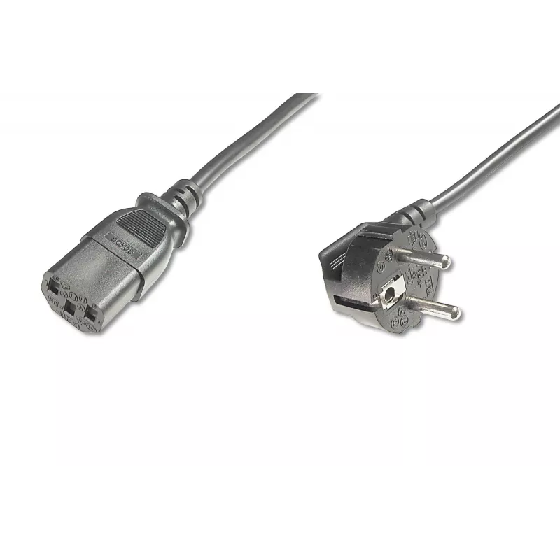 Napájací kábel Digitus AK-440100-018-S 1,8 m CEE7/7 na IEC C13