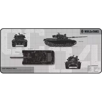 Podložka pod myš DEFENDER WT90 limited edition WORLD OF TANKS