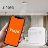 Detektor dymu s batériou Tuya WiFi LED