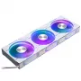 Phanteks D30-120 PWM Reverse Airflow D-RGB ventilátor do skrinky, 120 mm, (3 ks), biely