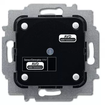 Elektrický pohon Busch-Jaeger 6212/1.1, 230 V, 80 W, čierna/strieborná, 71×71×45 mm