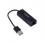 Sieťový adaptér Lanberg NC-0100-01 USB 2.0 na RJ45 100 Mbit, kábel 0,15 m
