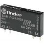 FIN 34.81 05-024 - zastrčiteľné relé 1 spínací kontakt 2A 5VDC/24VDC (34.81.7.005.9024)