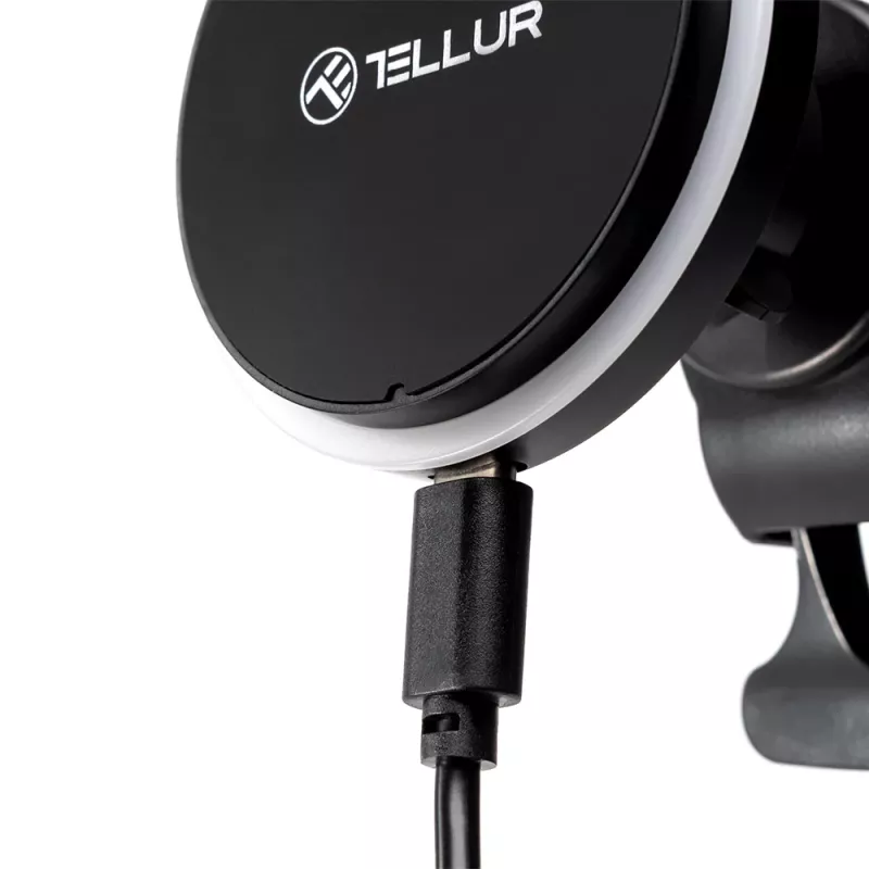 Bezdrôtová autonabíjačka Tellur TLL151431 kompatibilná s MagSafe 15W čierna pre smartfóny