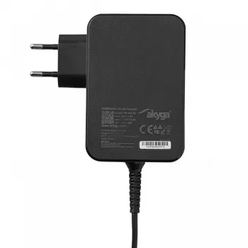 Akyga AK-ND-82 USB-C GaN napájací zdroj pre notebook 90 W, PD 3.0, 5–20 V, 1,8 m kábel, čierny