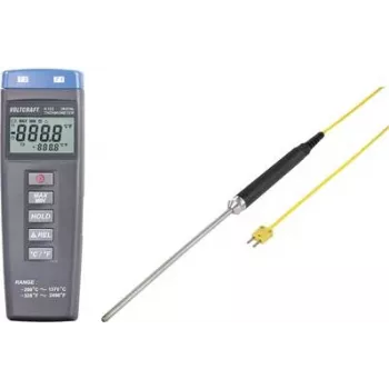 VOLTCRAFT K102 + TP 208 teplomer -200 až +1370 °C sonda Type-K