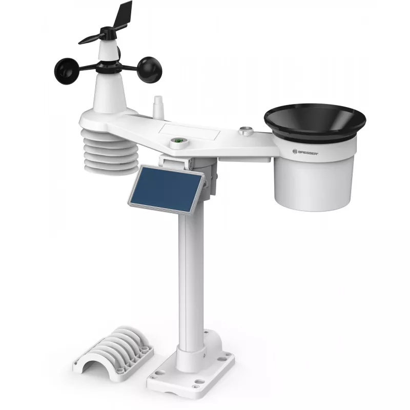 Bresser 7003220 Weather Center 7-in-1 Solar 6-Day 4cast Pro SF digitálna meteorologická stanica, LCD, čierna