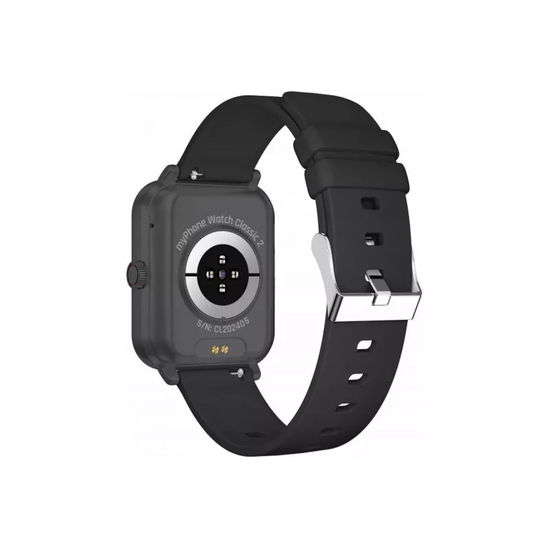 myPhone Watch Classic 2 4,7 cm (1,85 palca) IPS digitálny 240 x 284 pixelov dotykový displej čierny