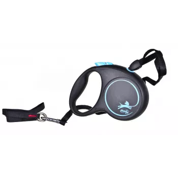 Flexi Black Design S 5 m vôdzka pre psov s navíjacím mechanizmom