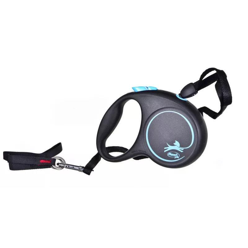 Flexi Black Design S 5 m vôdzka pre psov s navíjacím mechanizmom