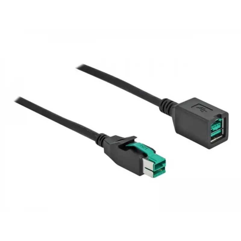 Napájaný USB predlžovací kábel DeLOCK 85980 12 V 1 m