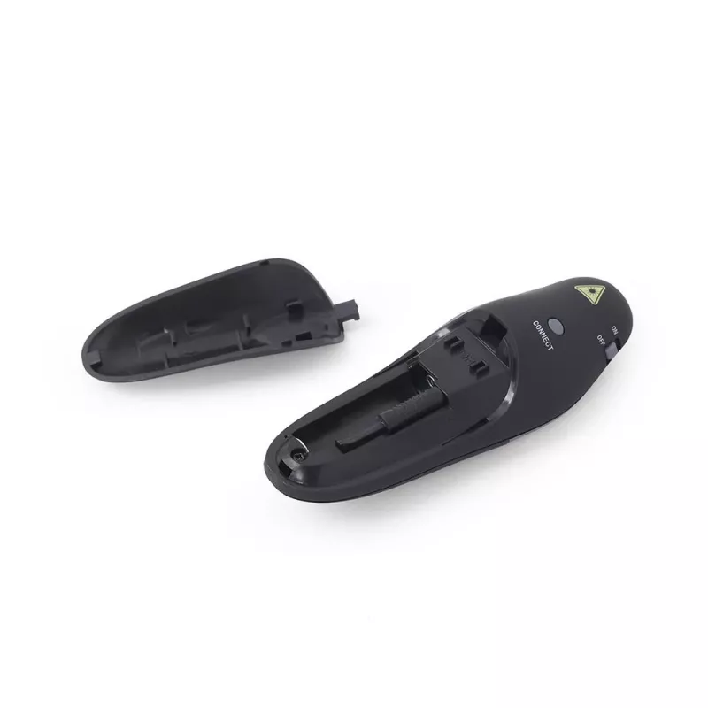GEMBIRD bezdrôtový IR prezentér WP-L-11, 4 tlačidlá, 2,4 GHz RF USB prijímač, čierna, AAA batéria