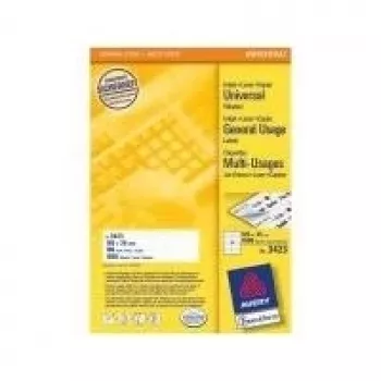 Samolepiace etikety Avery Universal 105x35mm 1600 ks