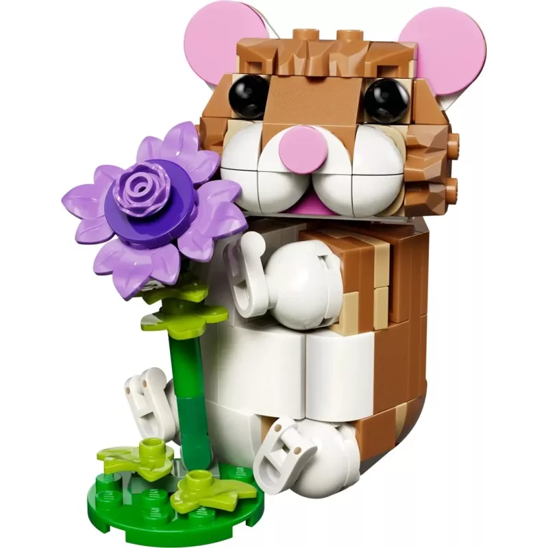 LEGO CREATOR 3 IN 1 31376 Roztomilý škrečok s kvetom