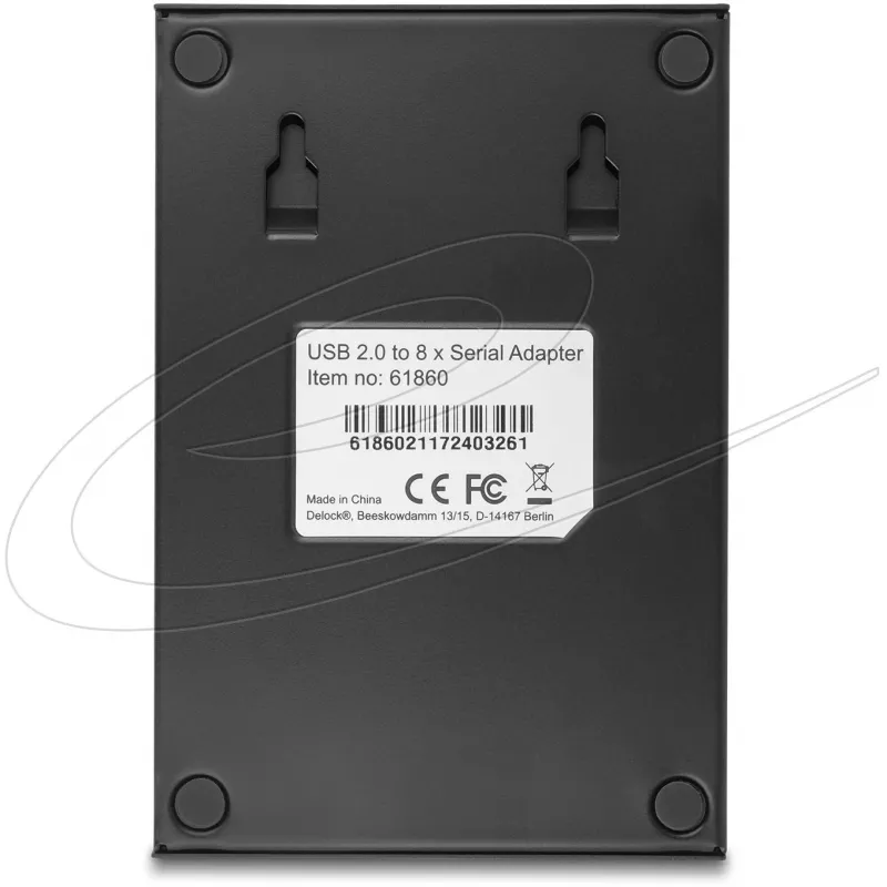 DeLock USB2.0 na 8 x sériový adaptér - sériový adaptér - USB2.0 - RS-232 - 8 portov (61860)