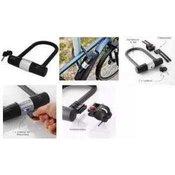 U-lock FISCHER 85851, zámok na bicykel, Security Level 10