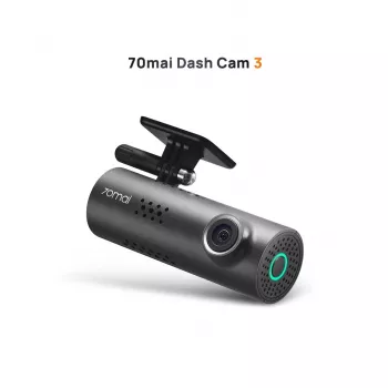 70mai M200 Dashcam, 1080p Full HD 1920×1080, H.265, 60 fps, 300 mAh batéria, Wi-Fi, microSD do 128 GB, clona f/1.8, čierna