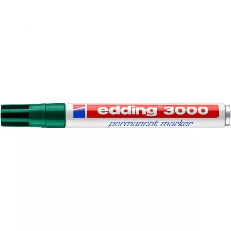 Permanentný marker Edding 3000 zelená 10 kusov