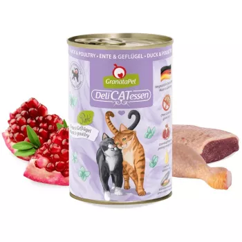 GRANATAPET DeliCATessen kačica a hydina - mokré krmivo pre mačky - 400 g