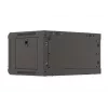 Nástenný rack LANBERG WF03-5304-10B 19 palcov 4U čierny, sklenené dvere