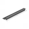 Slepý panel DeLOCK 67035 čierny kov 44 mm x 482 mm x 11 mm