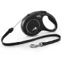 Flexi New CLASSIC 8 m čierne psie vodítko s navíjacím mechanizmom