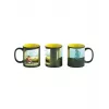 Hrnček s tepelnou reveláciou Good Loot Cyberpunk 2077 Game Art Chronicles - V & Edward Hopper 450 ml čierny, žltý