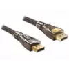 DisplayPort kábel DeLOCK 82772 3 m antracitový