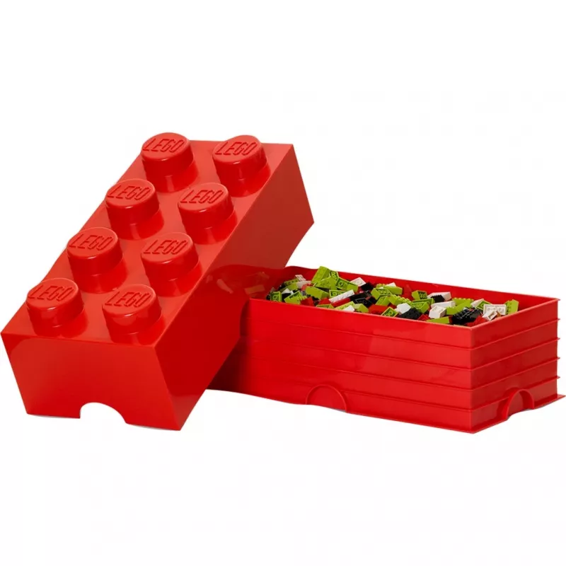 Lego stohovateľná úložná krabica 8 červená 4004 (40041730)