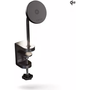 Bezdrôtová nabíjačka Zens Mount Pro 2 15W s napájacím zdrojom — Zens Mount Pro 2 15W bezdrôtový nabíjací stojan