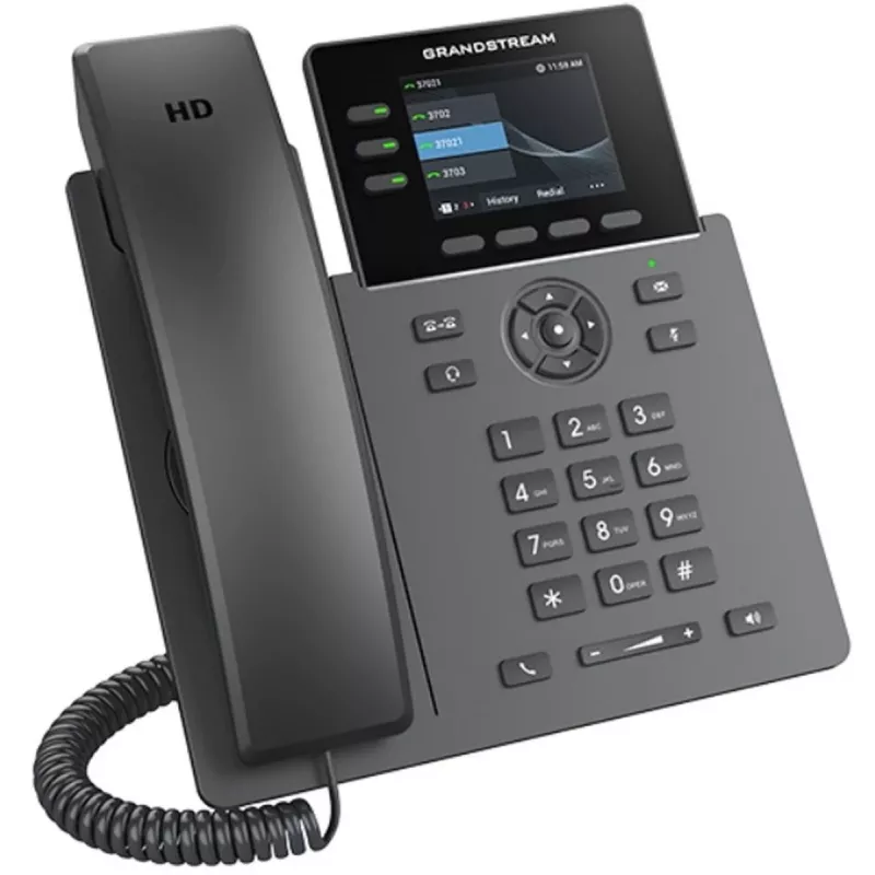 Grandstream Networks GRP2611G IP telefón čierny 3 riadky TFT