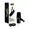 Shure MV7+-K - mikrofón pre prednes a spev s XLR/USB-C konektorom, čierny
