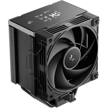 Vzduchový chladič DeepCool AK700 Digital NYX, 120-mm ventilátor, max. tlak vzduchu 5,13 mmH2O, 98×126×157 mm, čierny