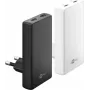 Goobay USB-C PD GaN Dual-Fast nabíjačka 90° Flat 65 W čierna - 2x -porty (75725)